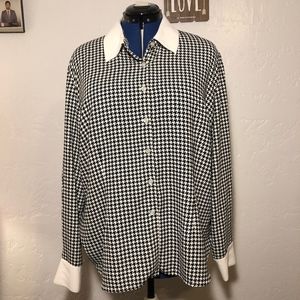 Maggie McNaughton long sleeve blouse, size 16W